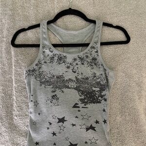 Women’s Y2K Graphic Racer Back Tank